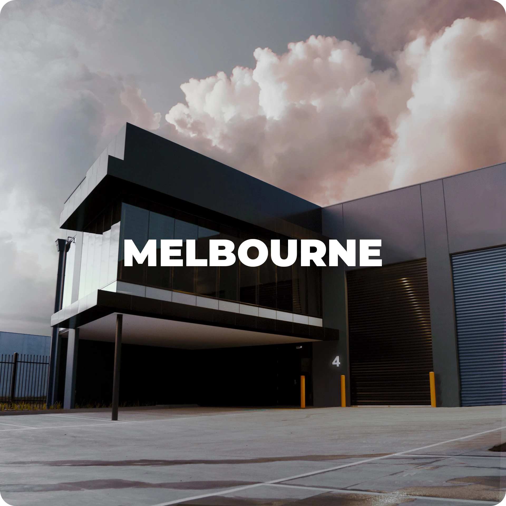 The front side of KeepSpace 3PL's Melbourne warehouse.